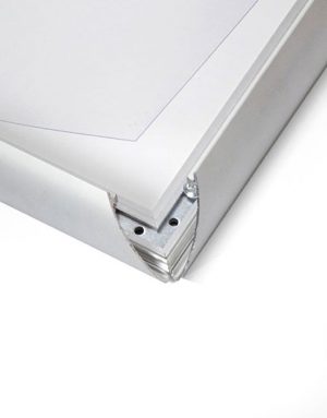 B2 Snap Frame 25 – Square Corner Silver |  | Snapper Displays Australia