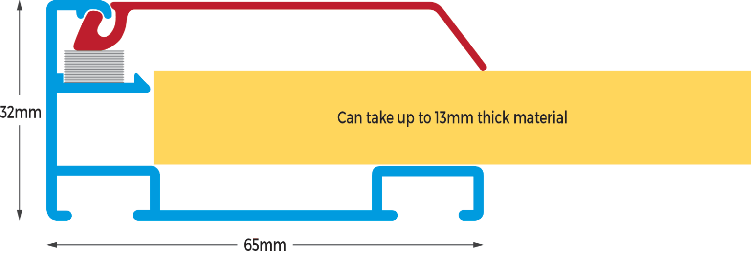 Jumbo EASY LOADER Snap Frame Snap frames Snapper Display Systems Australia