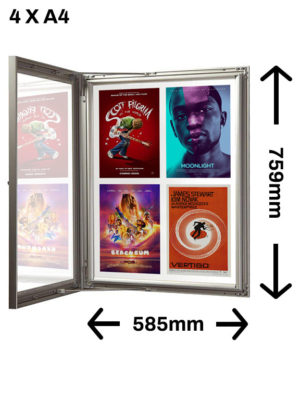 SlimLock Key Lockable Magnetic Notice Boards |  | Snapper Displays Australia