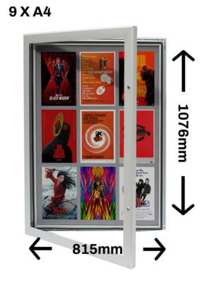 SlimLock Key Lockable Pin Notice Boards |  | Snapper Displays Australia