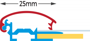 A3 Snap Frame 25 – Square Corner Silver |  | Snapper Displays Australia