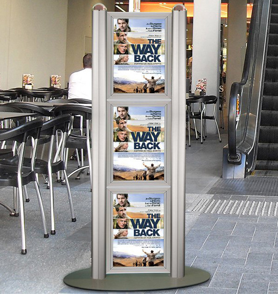 Executive Free Standing Display Light Box Stand | Display stands | Snapper Displays Australia