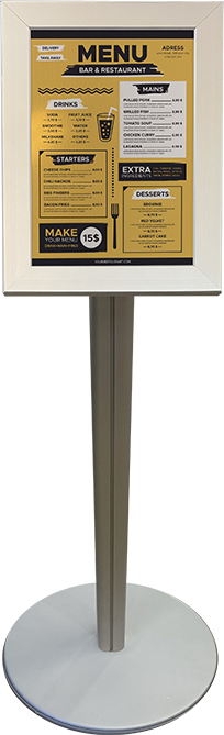 Menu Display Stand |  | Snapper Displays Australia