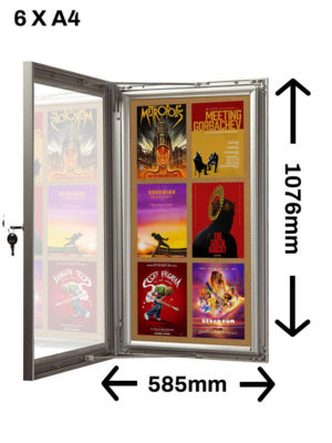 SlimLock Key Lockable Cork Notice Boards |  | Snapper Displays Australia