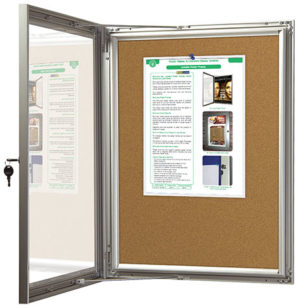 SlimLock Key Lockable Cork Notice Boards |  | Snapper Displays Australia