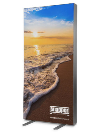 Fabric Lightweight, Double-Sided, Mobile LED Lightbox Display |  | Snapper Displays Australia