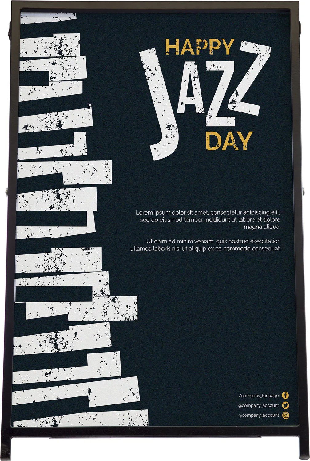 Coreflute Insert A-Frame