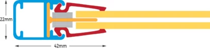 Double Sided EASY LOADER Snap Frame Image 3