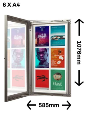 SlimLock Key Lockable Pin Notice Boards Image 3