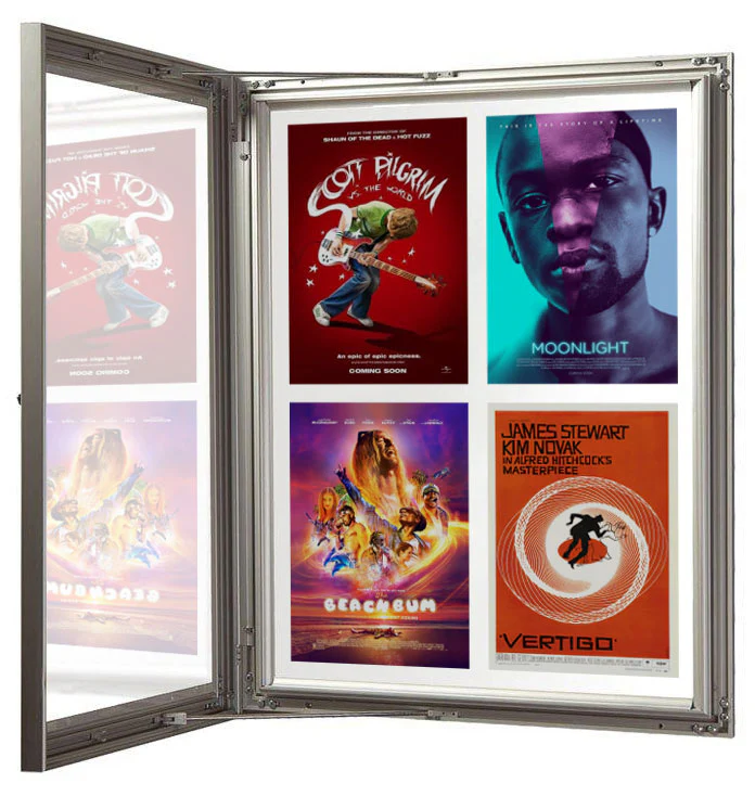 SlimLock Key Lockable Magnetic Notice Boards