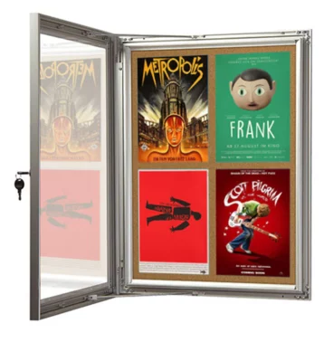 SlimLock Key Lockable Cork Notice Boards Image