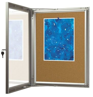 SlimLock Key Lockable Cork Notice Boards Image 2