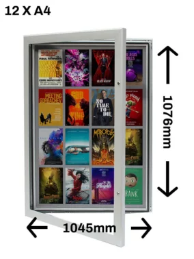 SlimLock Key Lockable Magnetic Notice Boards Image 6