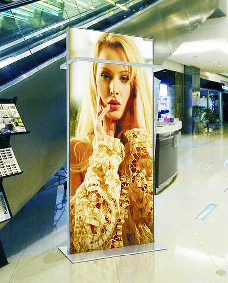 Double Sided Free Standing Fabric Frame KD60 (non-lit)