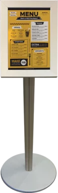 Menu Display Stand Image