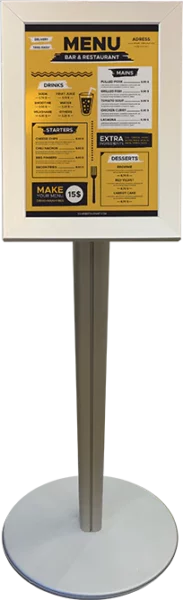 Menu Display Stand