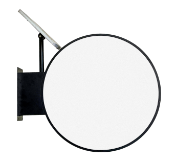 Solar Outdoor Double-sided Round LED Lightbox Image 1