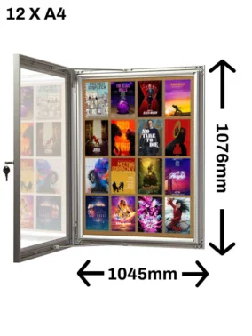 SlimLock Key Lockable Cork Notice Boards Image 6